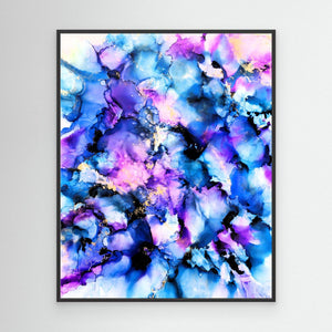 Sea of blue flowers