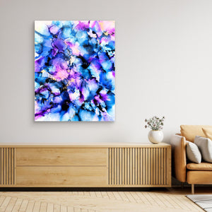 Sea of blue flowers